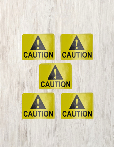 Uv Caution Stickers